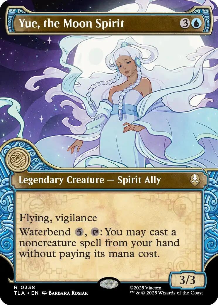 Yue. the Moon Spirit (Showcase) (338) (Foil) [Avatar: The Last Airbender]
