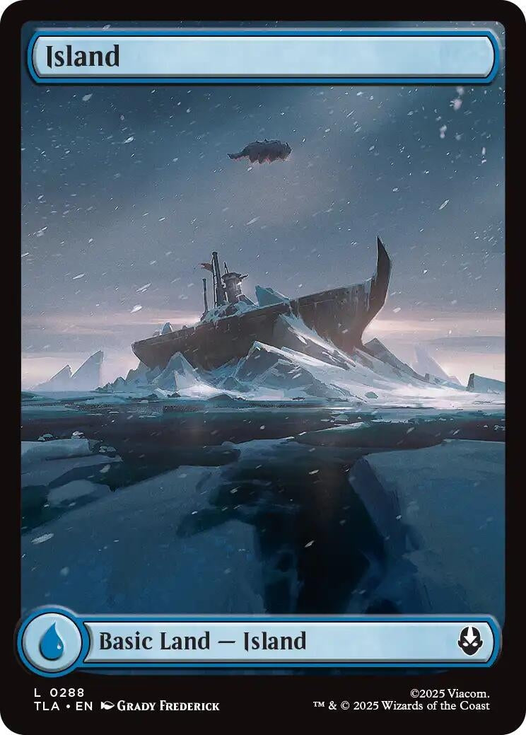 Island (0288) (288) (Foil) [Avatar: The Last Airbender]