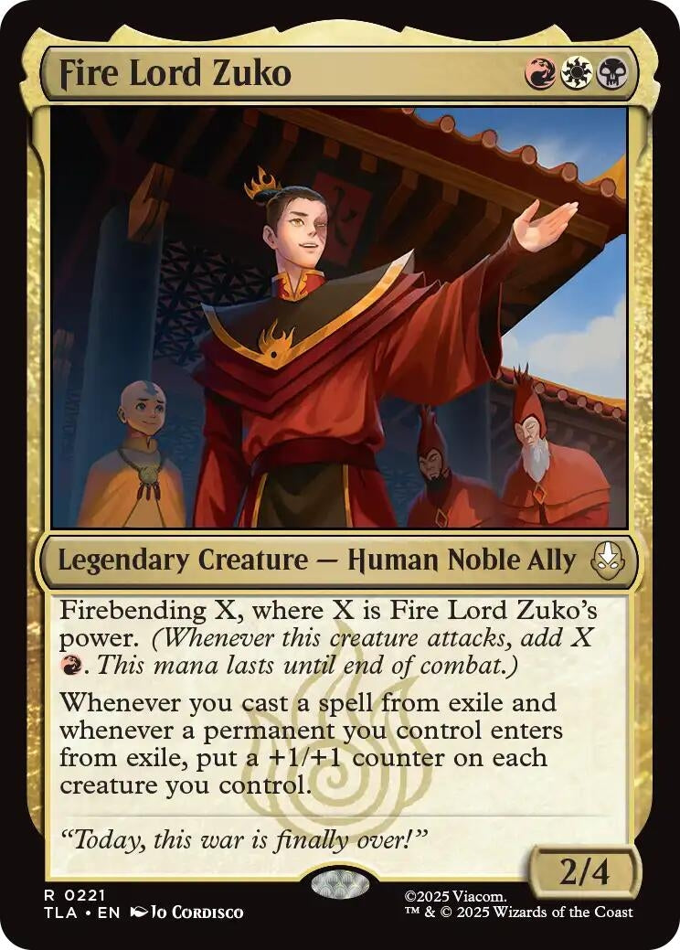 Fire Lord Zuko (221) (Foil) [Avatar: The Last Airbender]