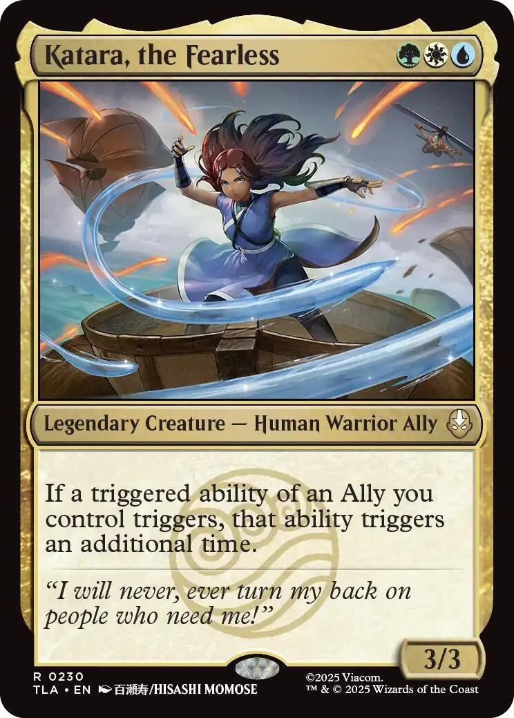 Katara. the Fearless (230) (Foil) [Avatar: The Last Airbender]