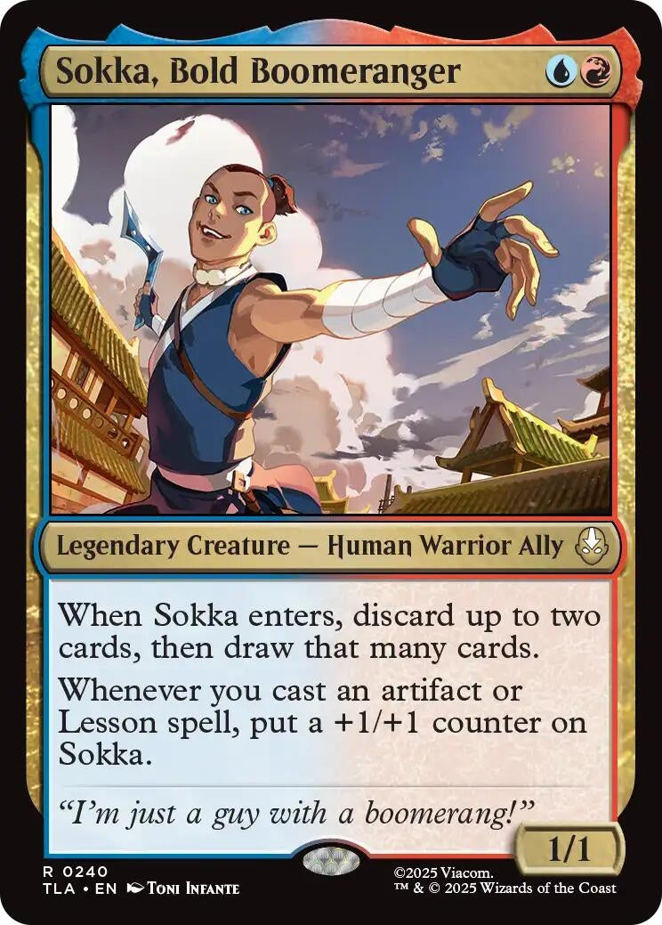 Sokka. Bold Boomeranger (240) (Foil) [Avatar: The Last Airbender]