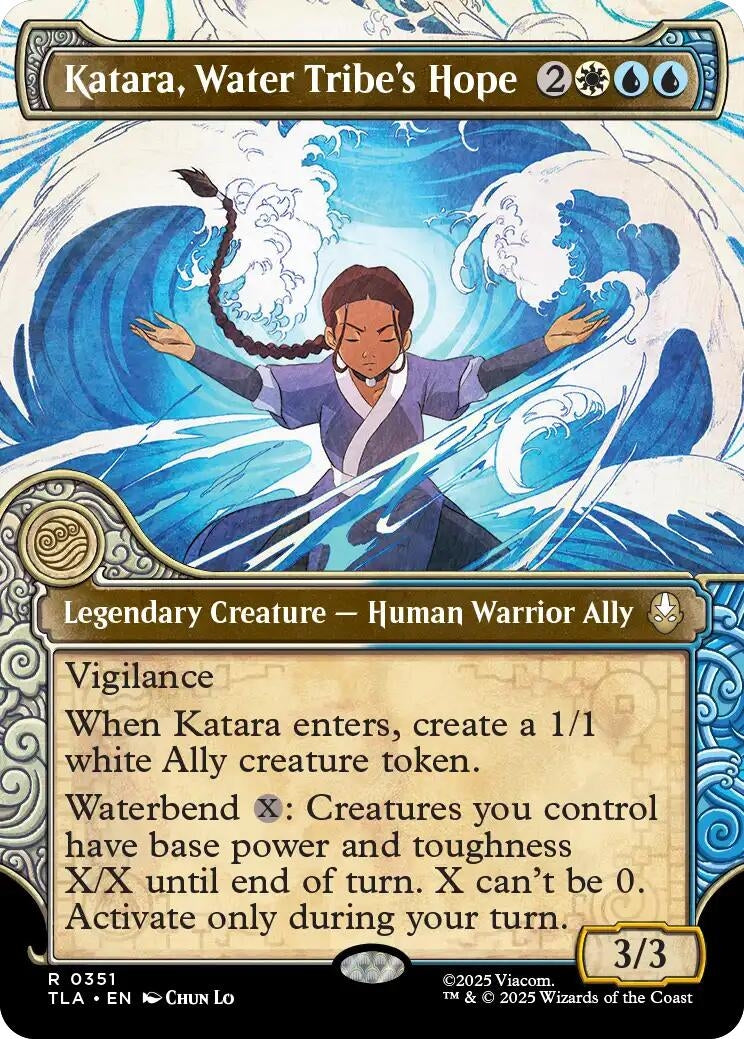 Katara. Water Tribe's Hope (Showcase) (351) [Avatar: The Last Airbender]