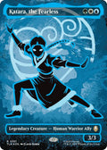 Katara. the Fearless (Borderless) (Neon Ink Foil) (361) (Foil) [Avatar: The Last Airbender]