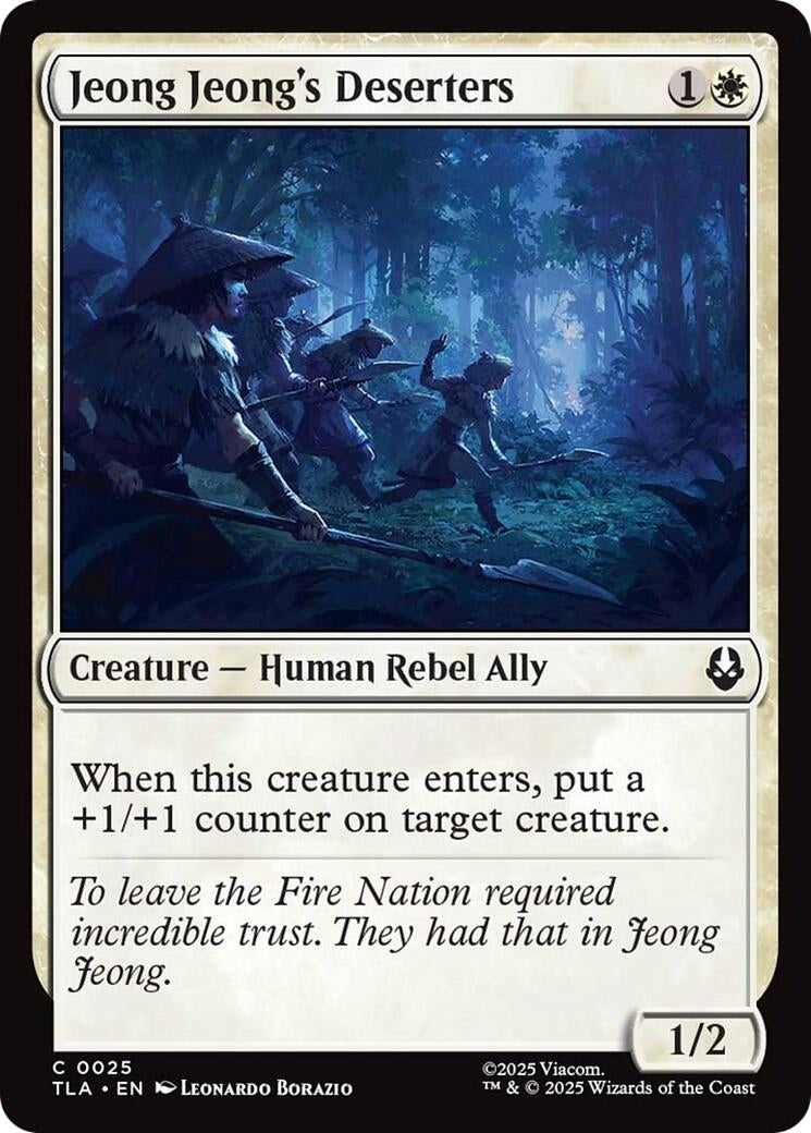 Jeong Jeong's Deserters (25) (Foil) [Avatar: The Last Airbender]