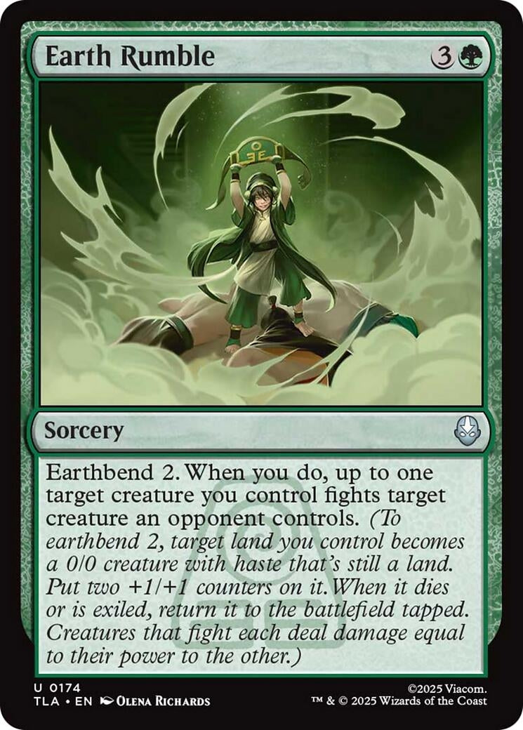 Earth Rumble (174) (Foil) [Avatar: The Last Airbender]