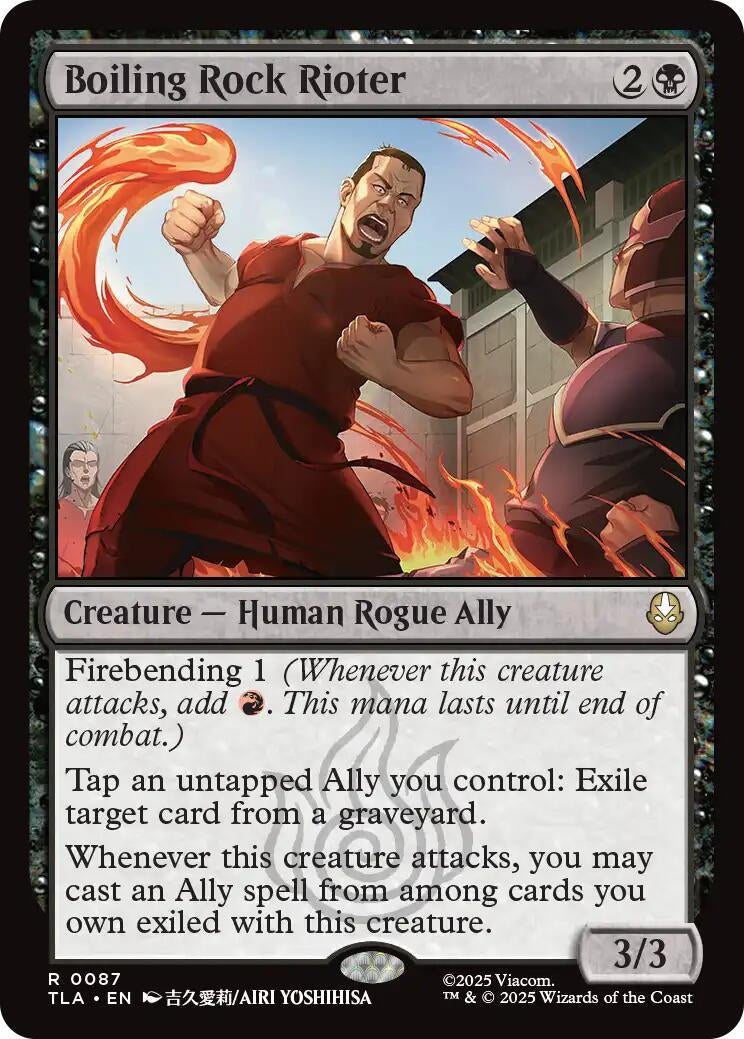 Boiling Rock Rioter (87) [Avatar: The Last Airbender]