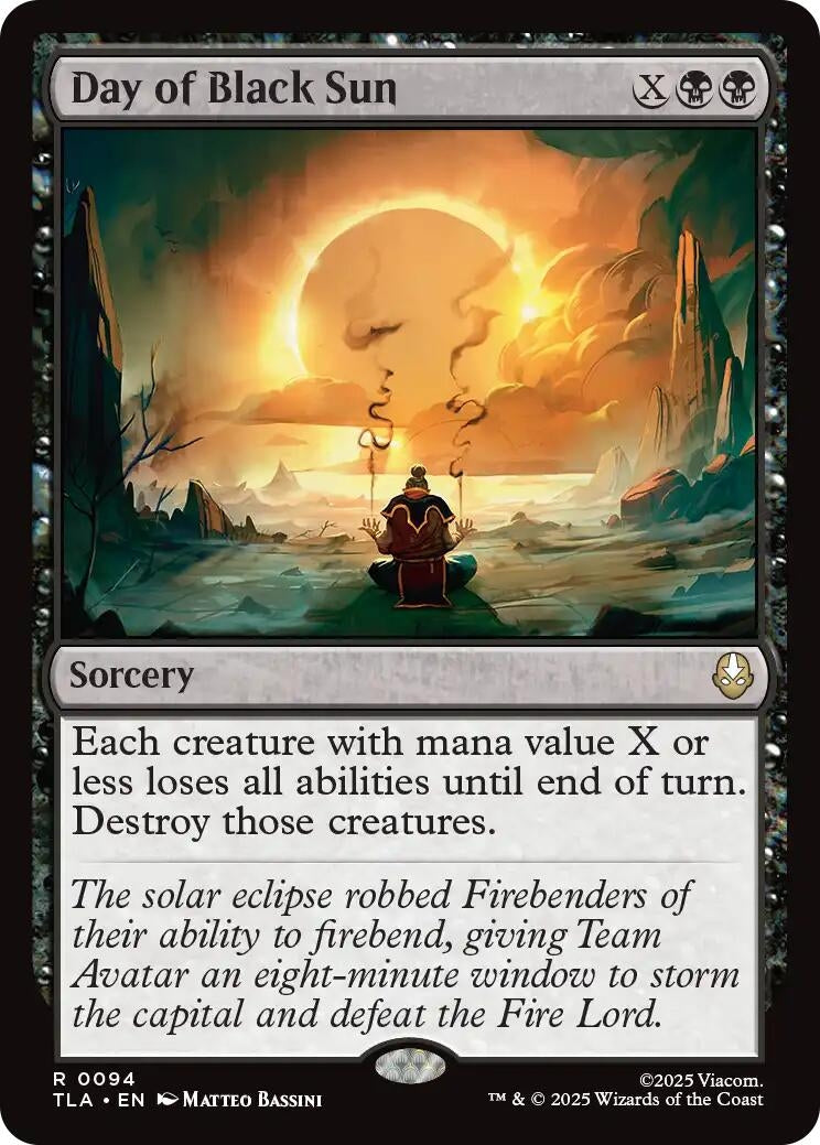 Day of Black Sun (94) (Foil) [Avatar: The Last Airbender]