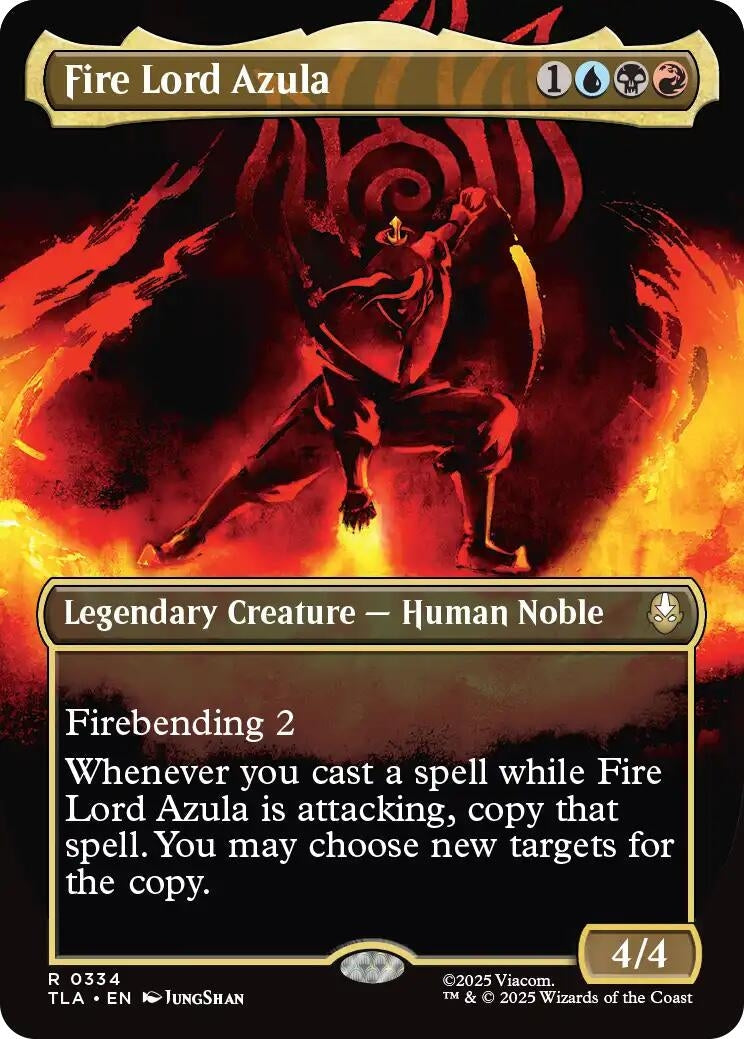 Fire Lord Azula (0334) (Borderless) (334) [Avatar: The Last Airbender]