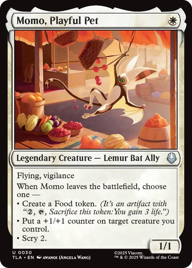 Momo. Playful Pet (30) (Foil) [Avatar: The Last Airbender]