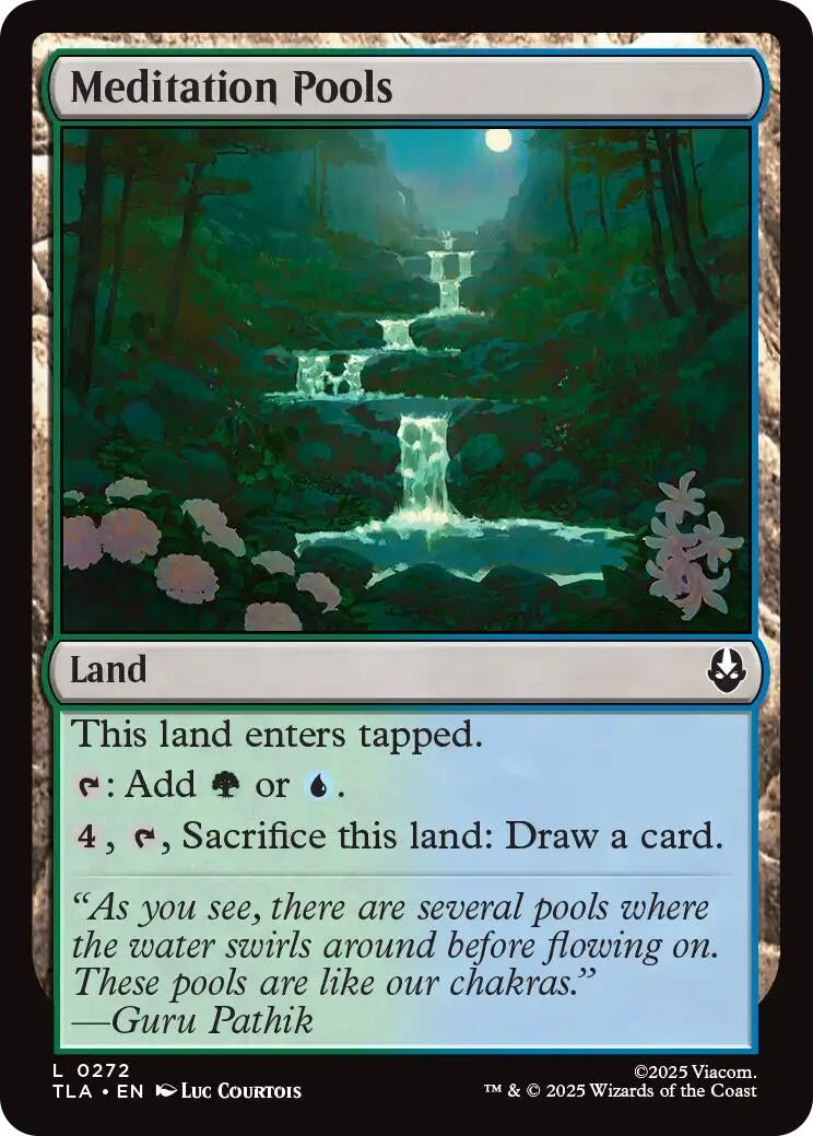 Meditation Pools (272) (Foil) [Avatar: The Last Airbender]