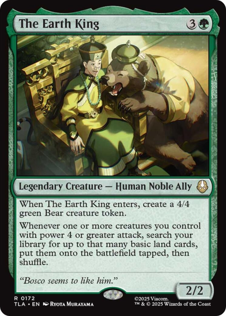 The Earth King (172) (Foil) [Avatar: The Last Airbender]