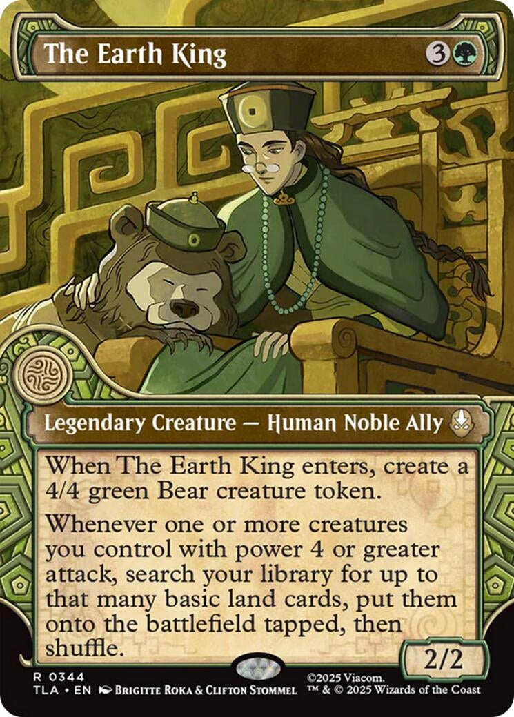 The Earth King (Showcase) (344) (Foil) [Avatar: The Last Airbender]