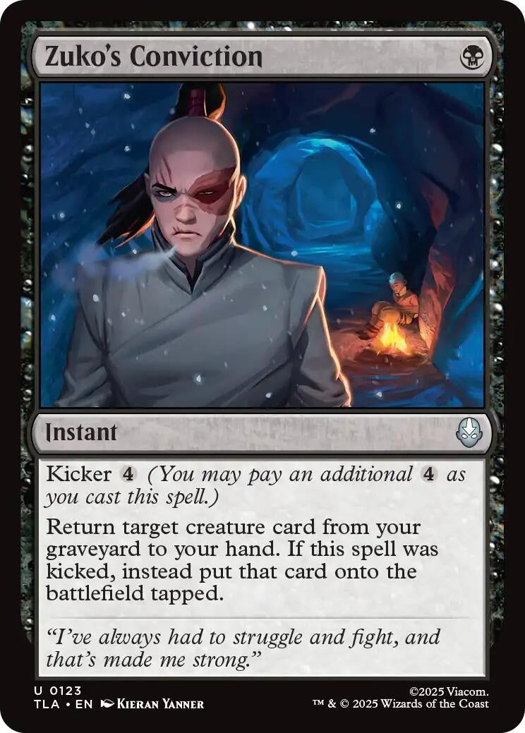 Zuko's Conviction (123) (Foil) [Avatar: The Last Airbender]