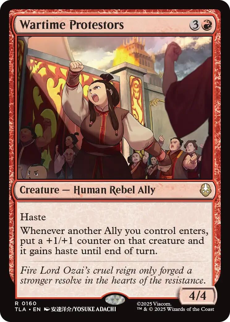 Wartime Protestors (160) [Avatar: The Last Airbender]