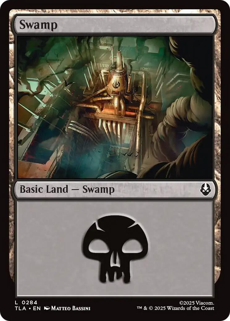 Swamp (0284) (284) (Foil) [Avatar: The Last Airbender]