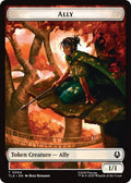 Ally (0004) // Clue (0015) Double-Sided Token (4 // 15) (Foil) [Avatar: The Last Airbender]