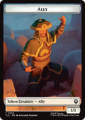 Ally (0006) // Clue (0017) Double-Sided Token (6 // 17) (Foil) [Avatar: The Last Airbender]